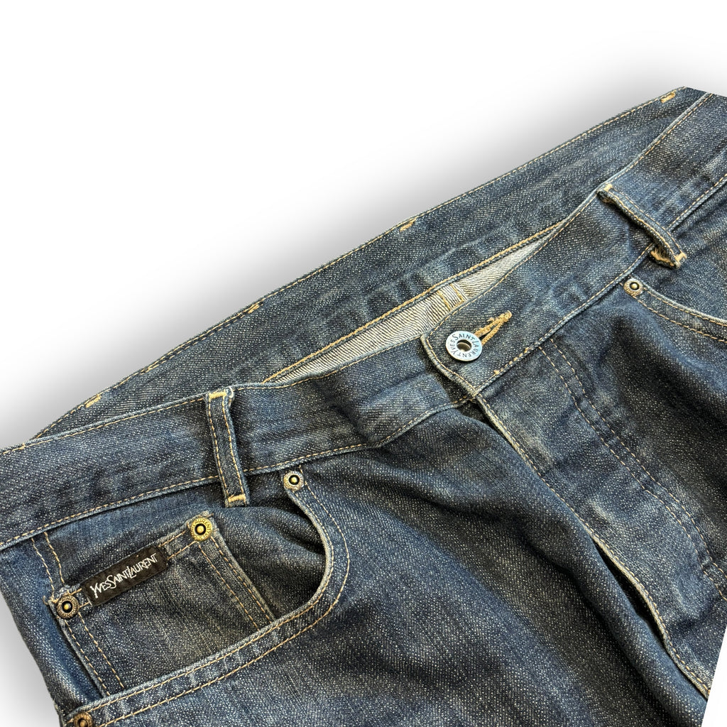 YSL Navy Baggy Jeans (34W)