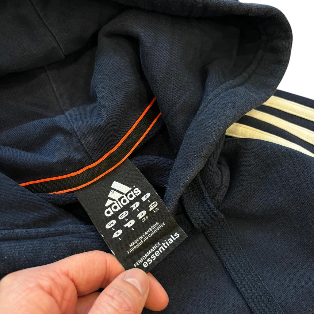 00s Grey Adidas Essentials Hoodie (L)