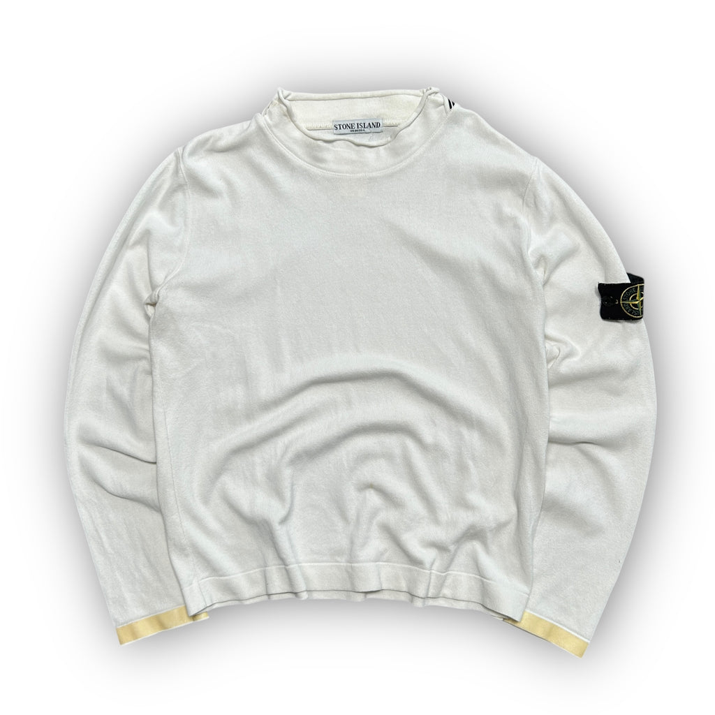 2006 White Stone Island Knit Jumper (M)