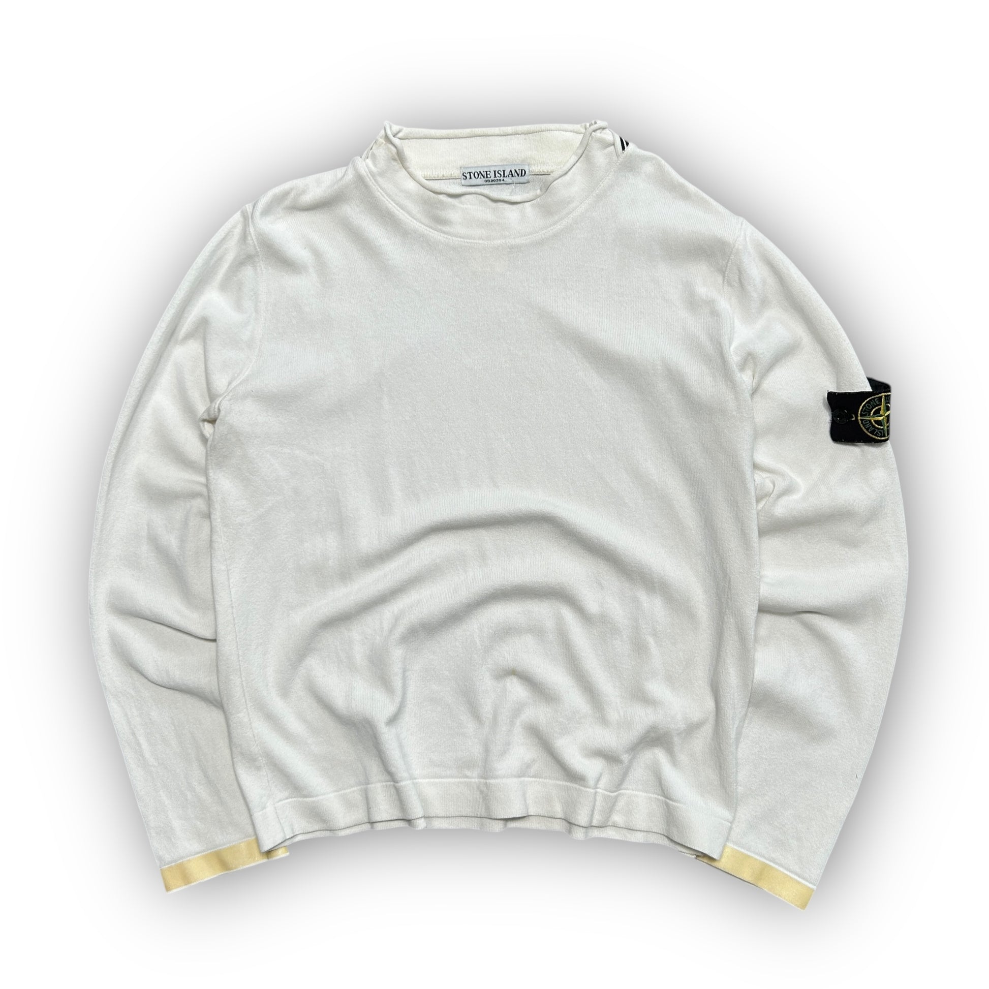 2006 White Stone Island Knit Jumper (M)