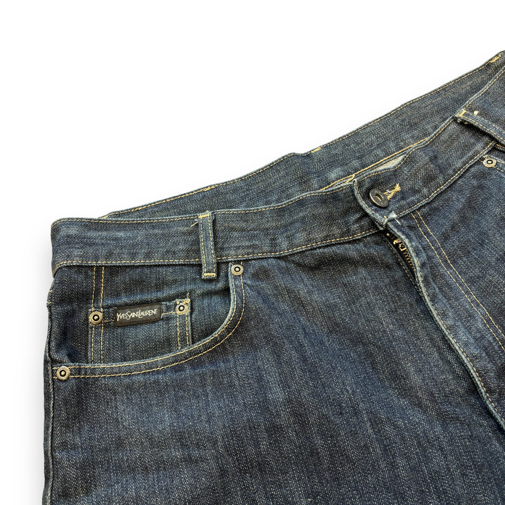YSL Navy Baggy Jeans (36W)