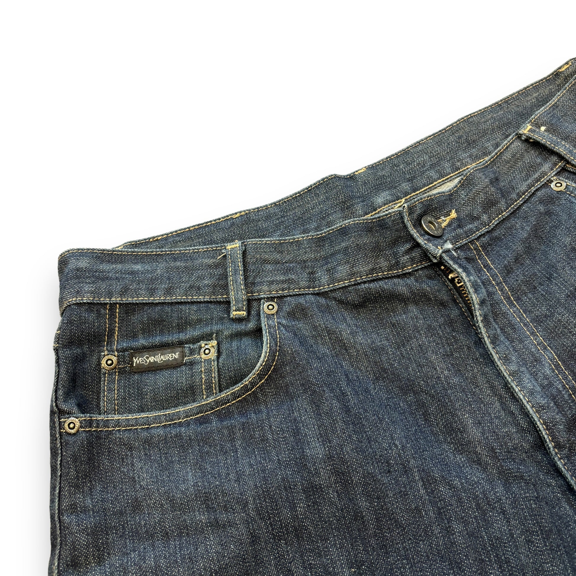 YSL Navy Baggy Jeans (36W)