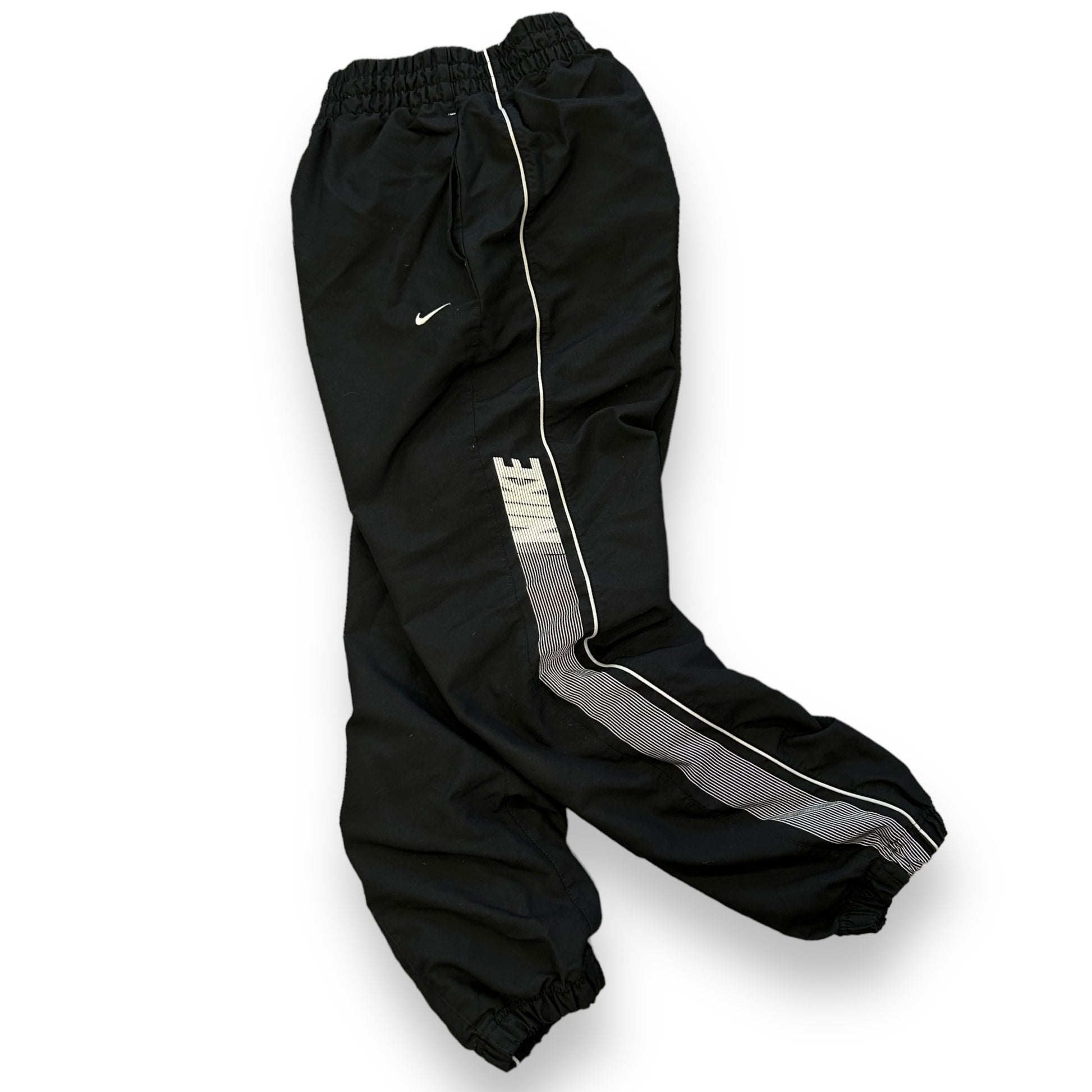 00s Baggy Black Nike Joggers (M)