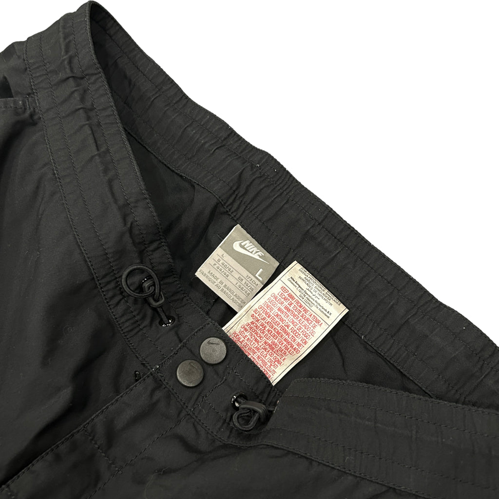 00’s Baggy Black Nike Parachute Joggers (L)