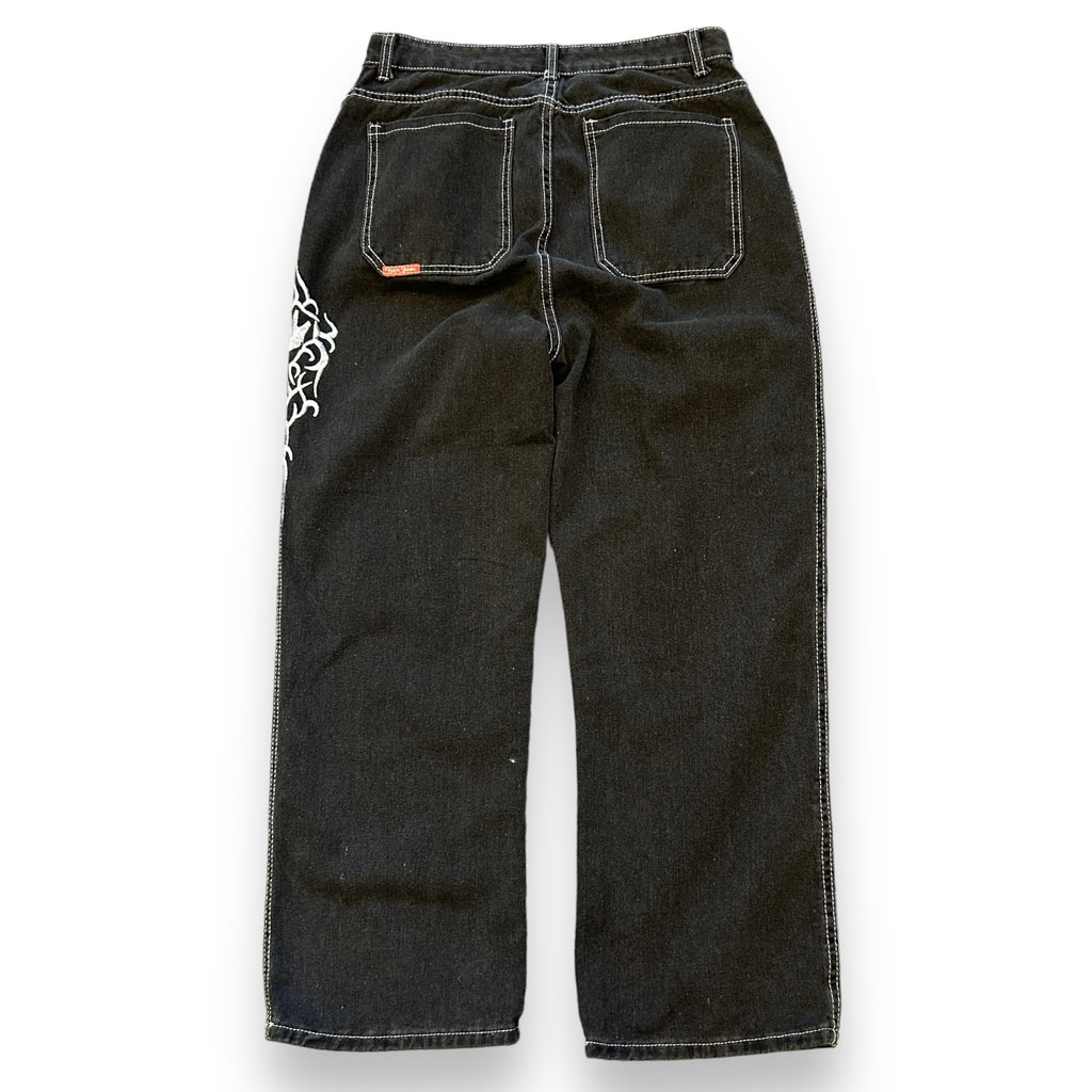 00s Embroidered Baggy Jeans