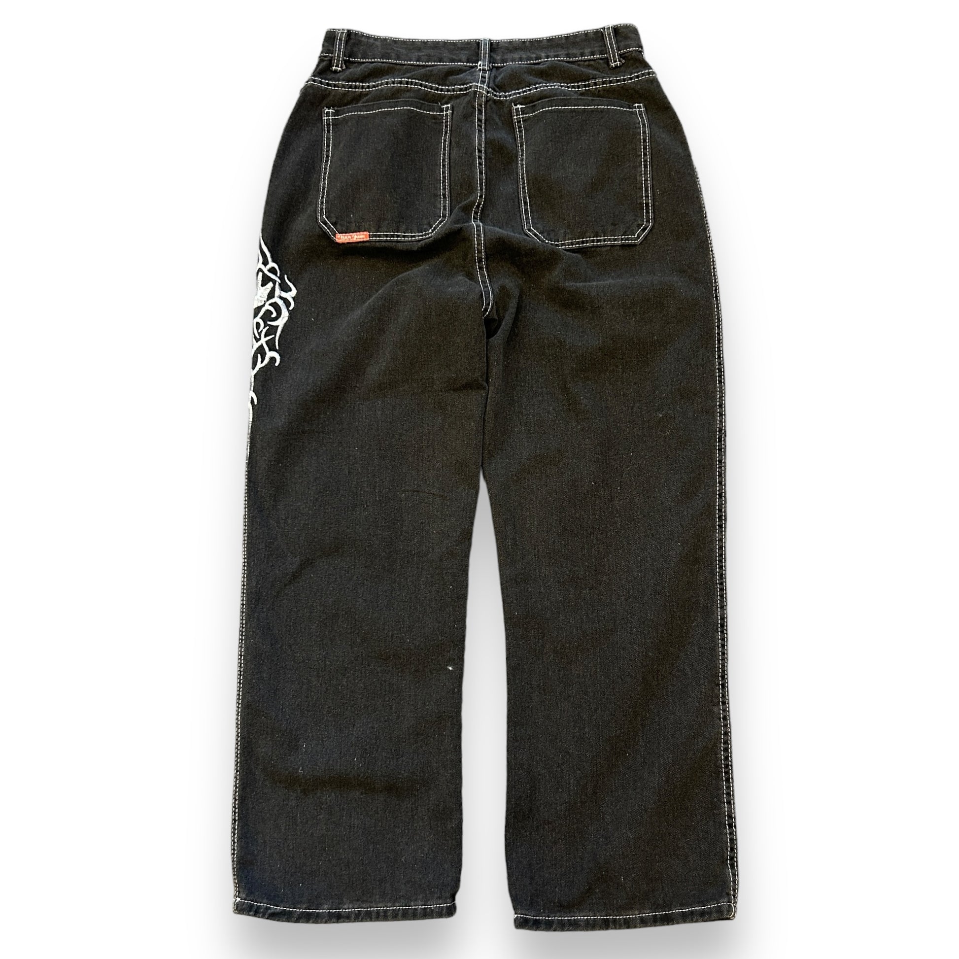 00s Embroidered Baggy Jeans