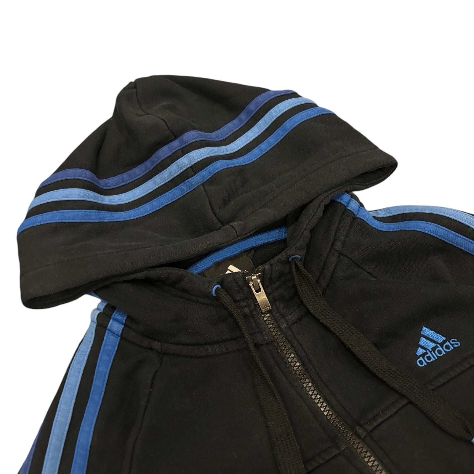 00s Black Adidas Essentials Hoodie (M)