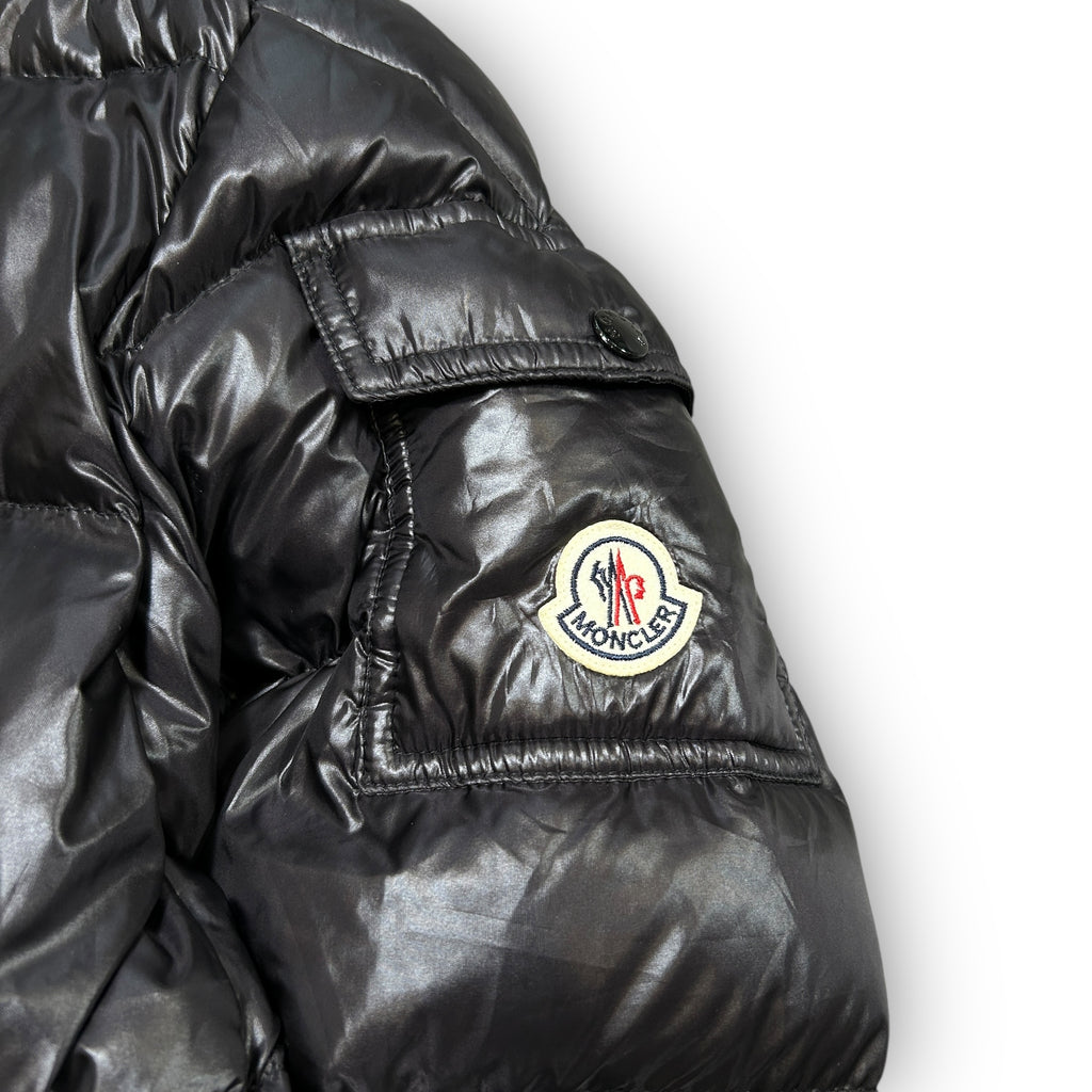 Black Moncler Maya Puffer Coat (L)