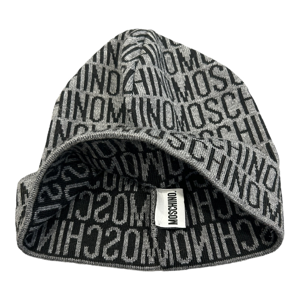 Moschino Monogram Beanie Hat