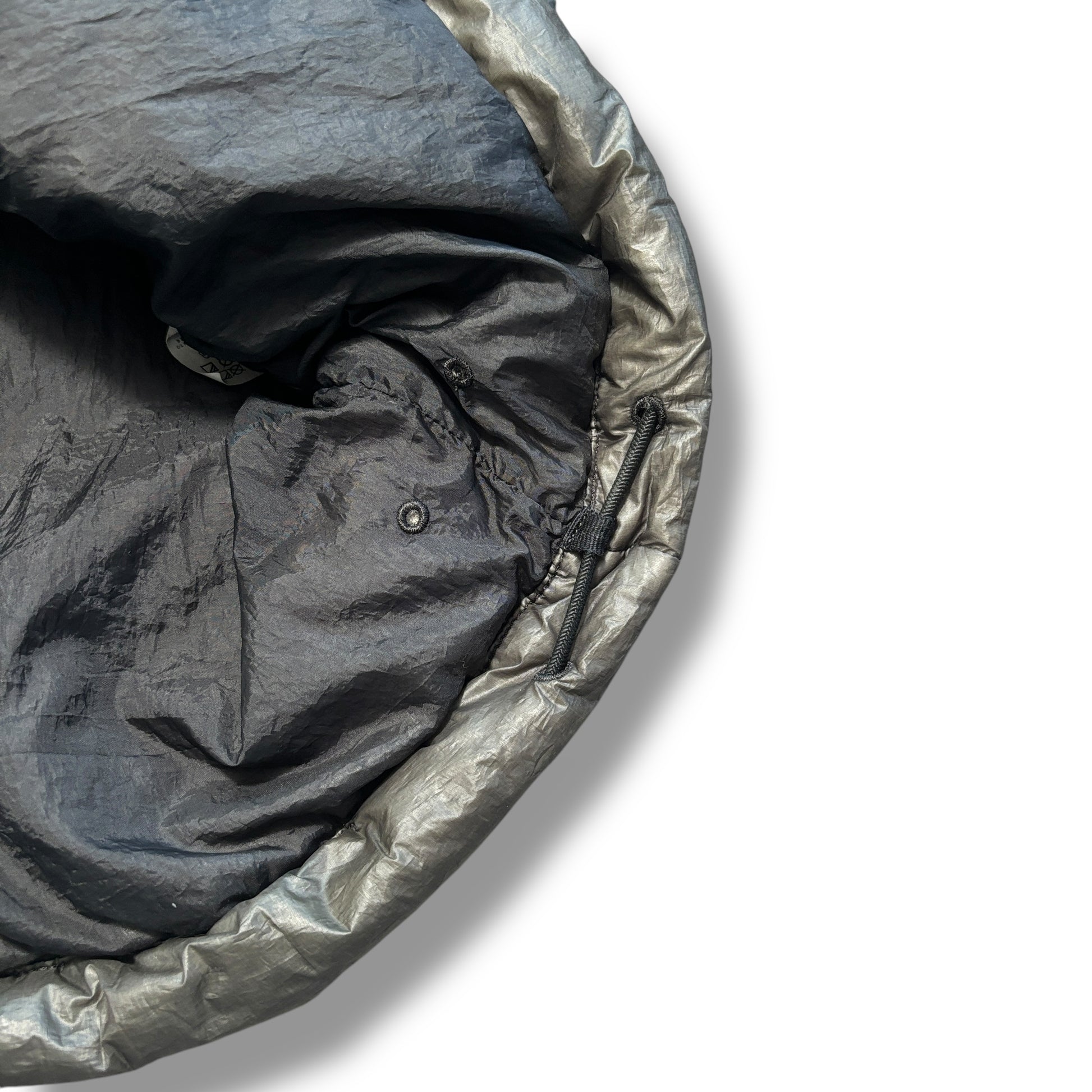 Stone Island Gunmetal Khaki Garment Dyed Down Jacket (XL)