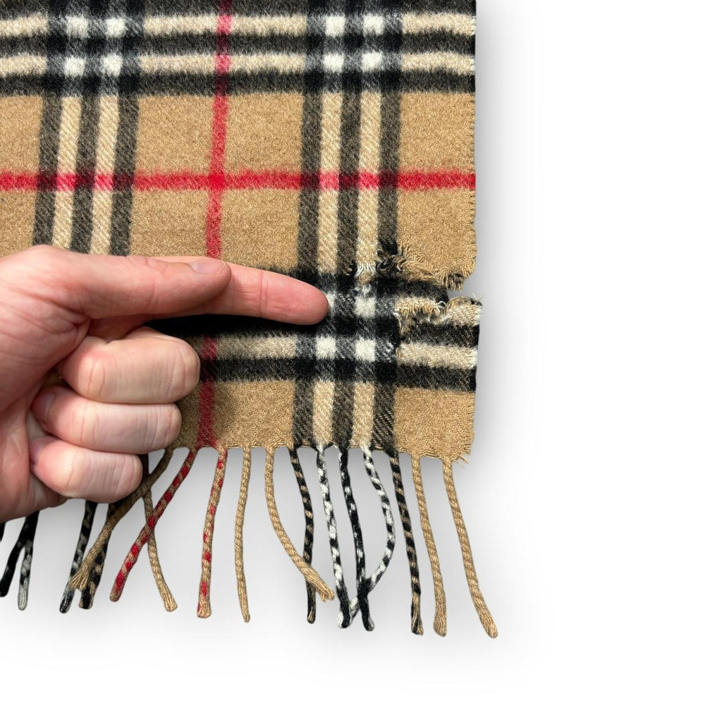 Vintage Tan Burberry Scarf