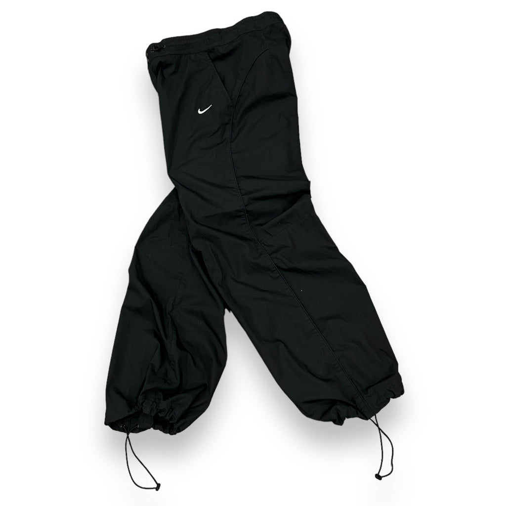 00’s Baggy Black Nike Parachute Joggers (L)