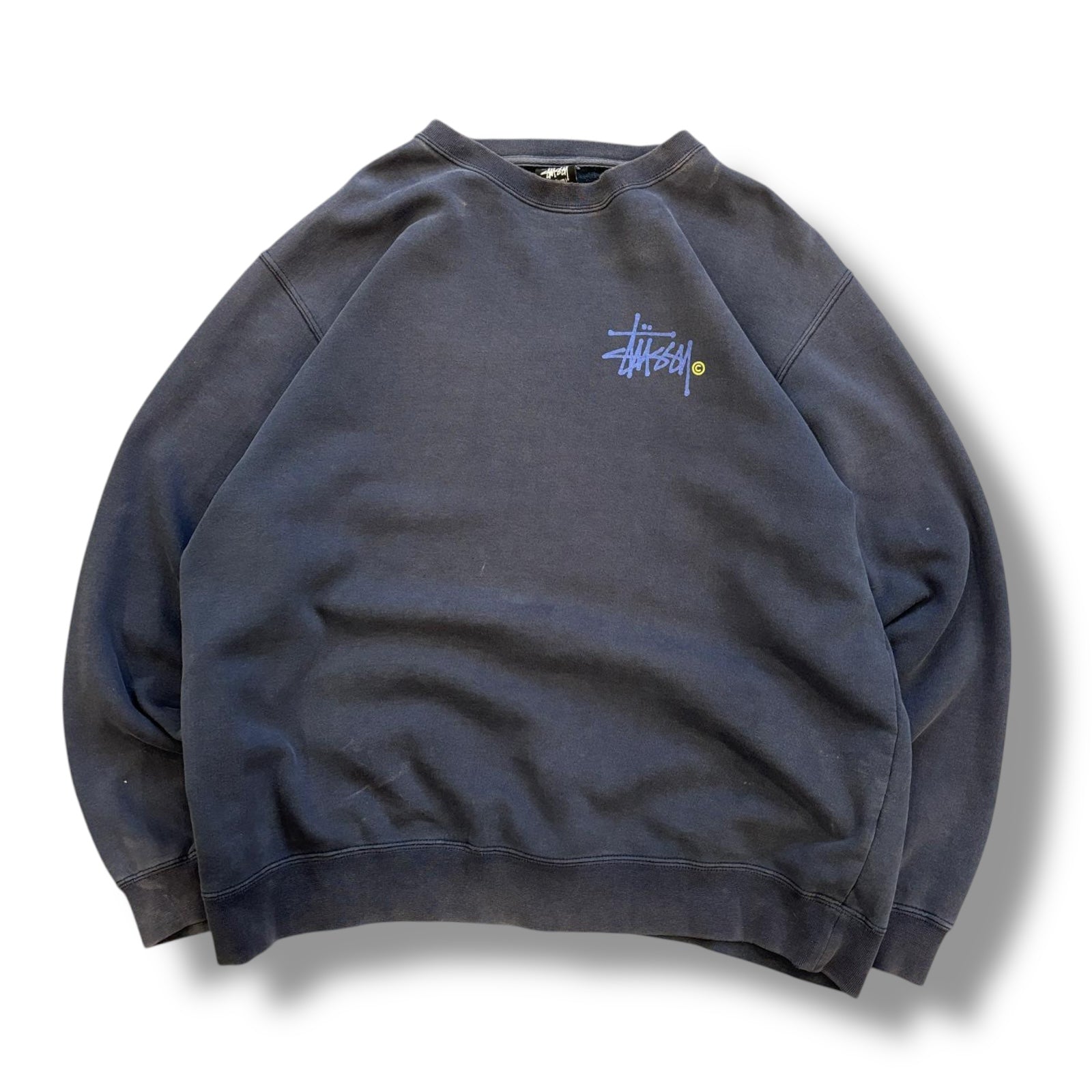 90s Stussy Graffiti Sweatshirt (M)