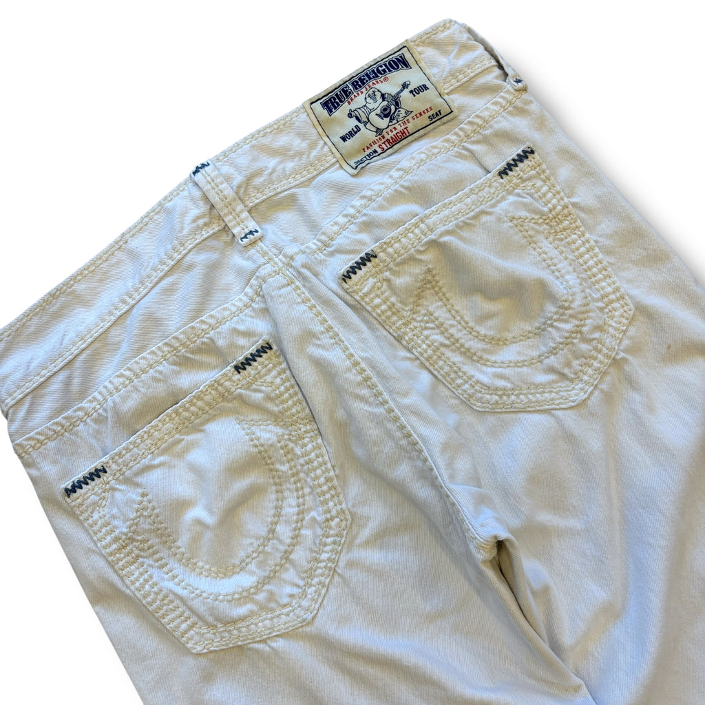 White True Religion Jeans (36")
