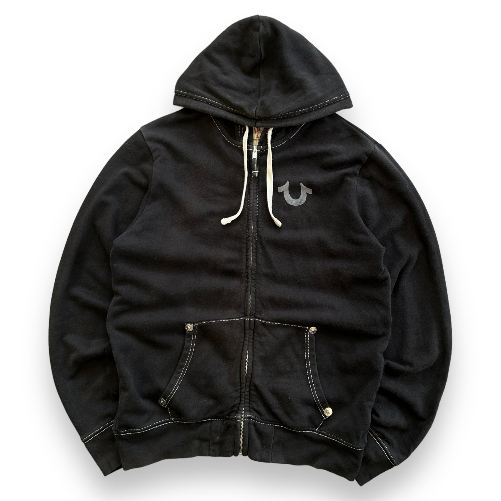 True Religion Contrast Stitch Hoodie (M)