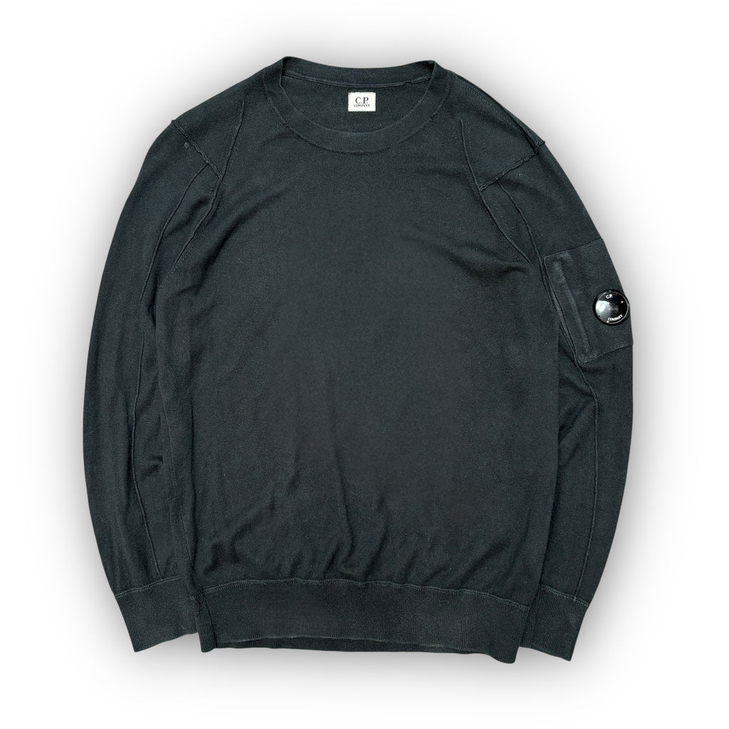 Navy C.P Company Knit Jumper (L)