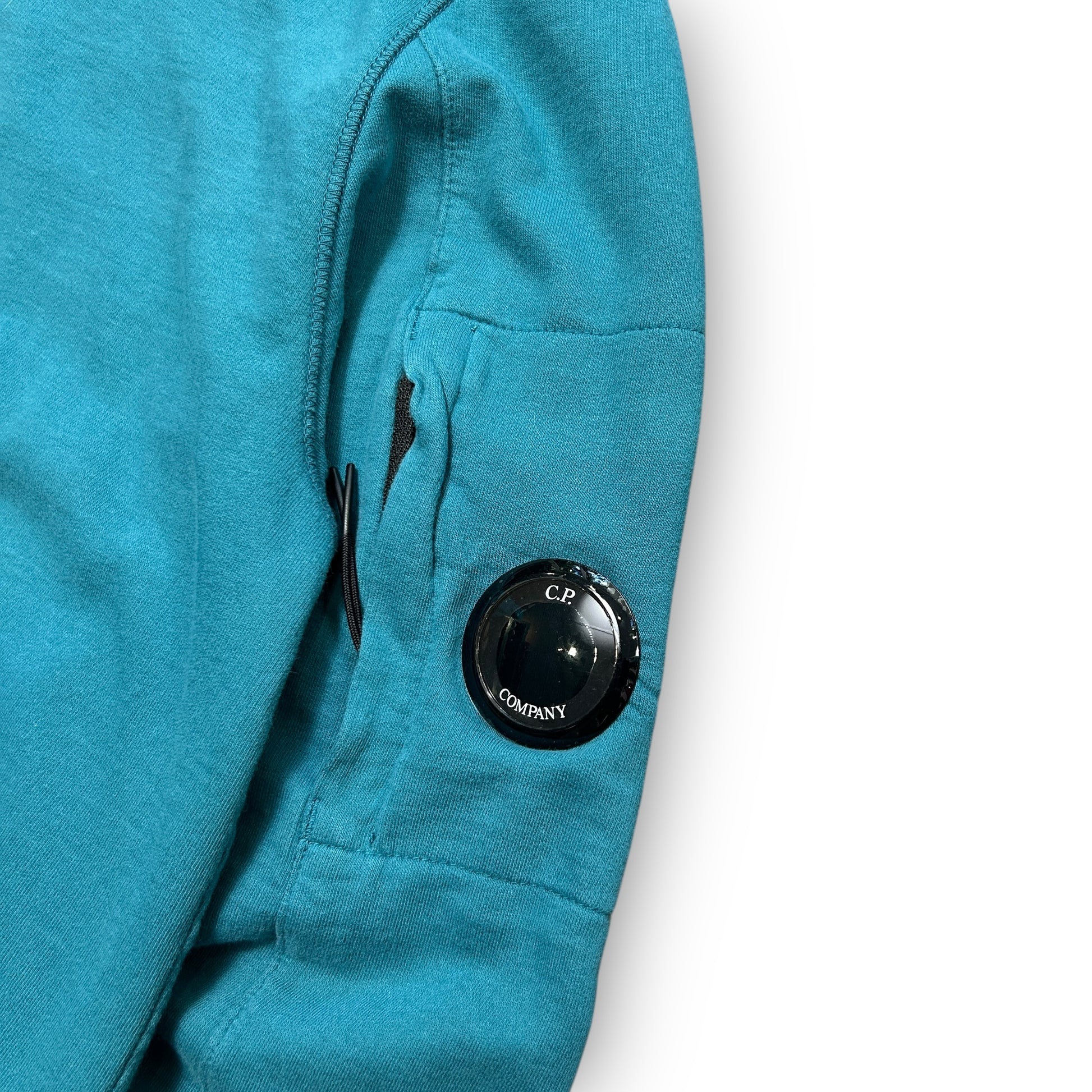 Blue C.P Company Zipped Hoodie (M)