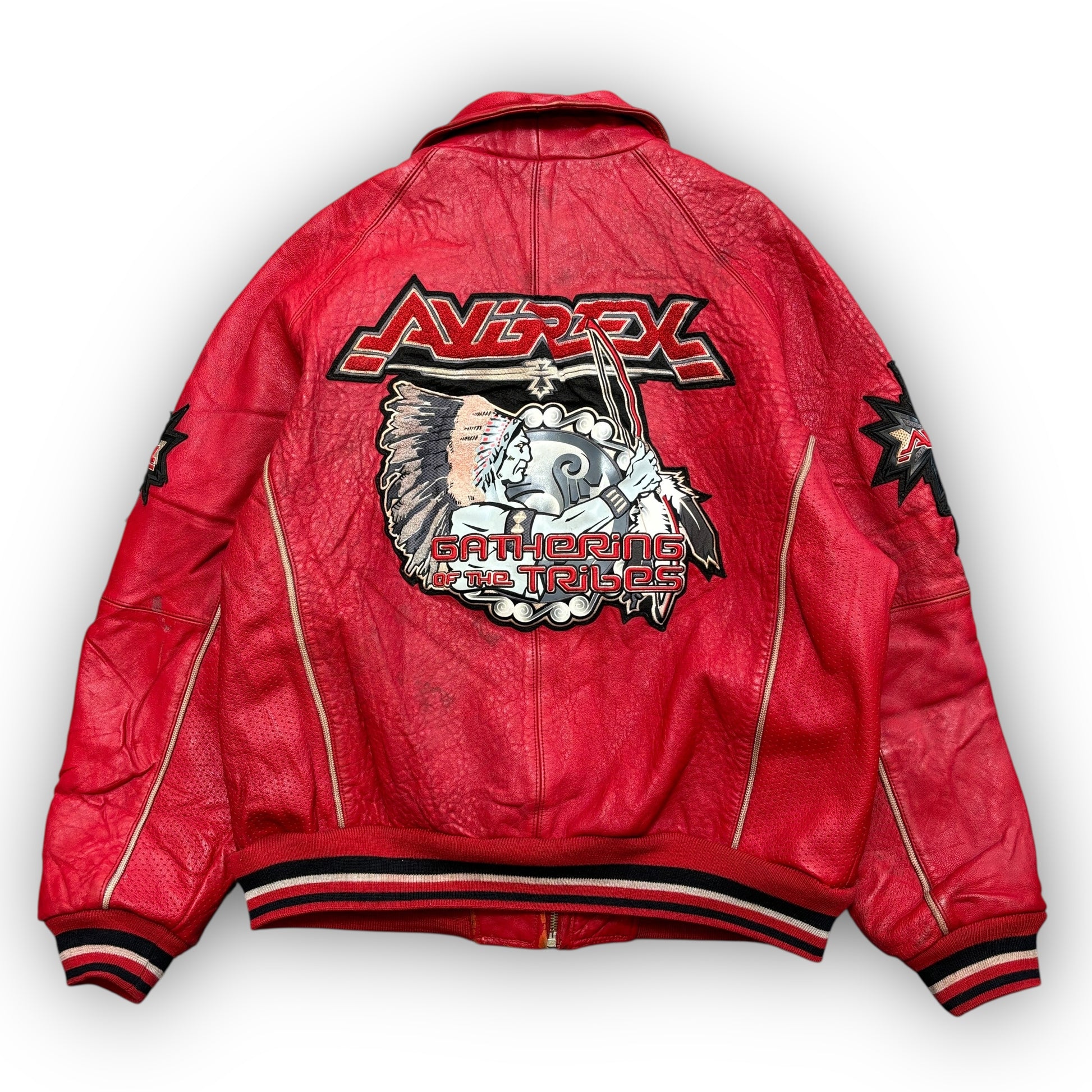 Avirex Tribe Leather Jacket (M/L)