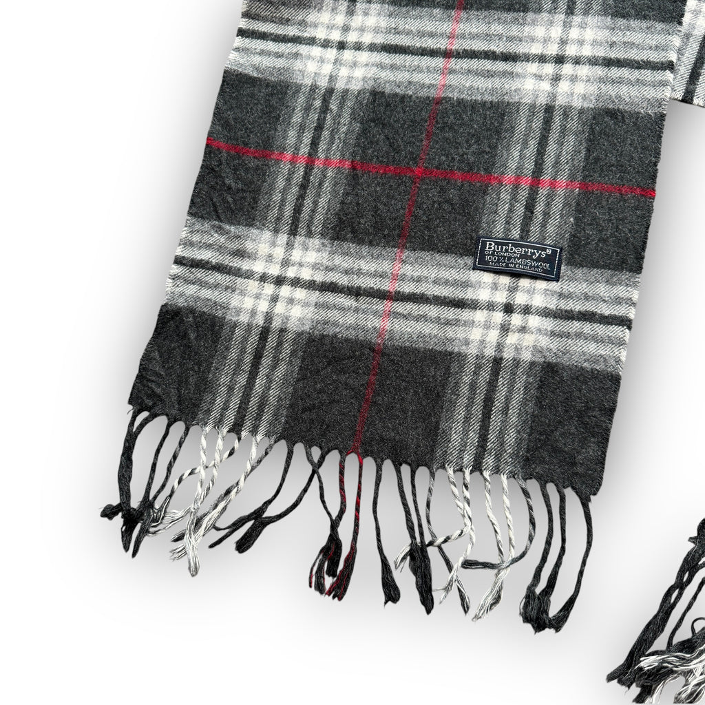 Vintage Grey Burberry Scarf