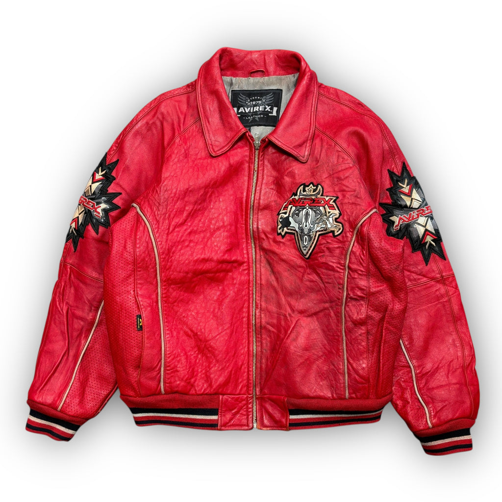 Avirex Tribe Leather Jacket (M/L)