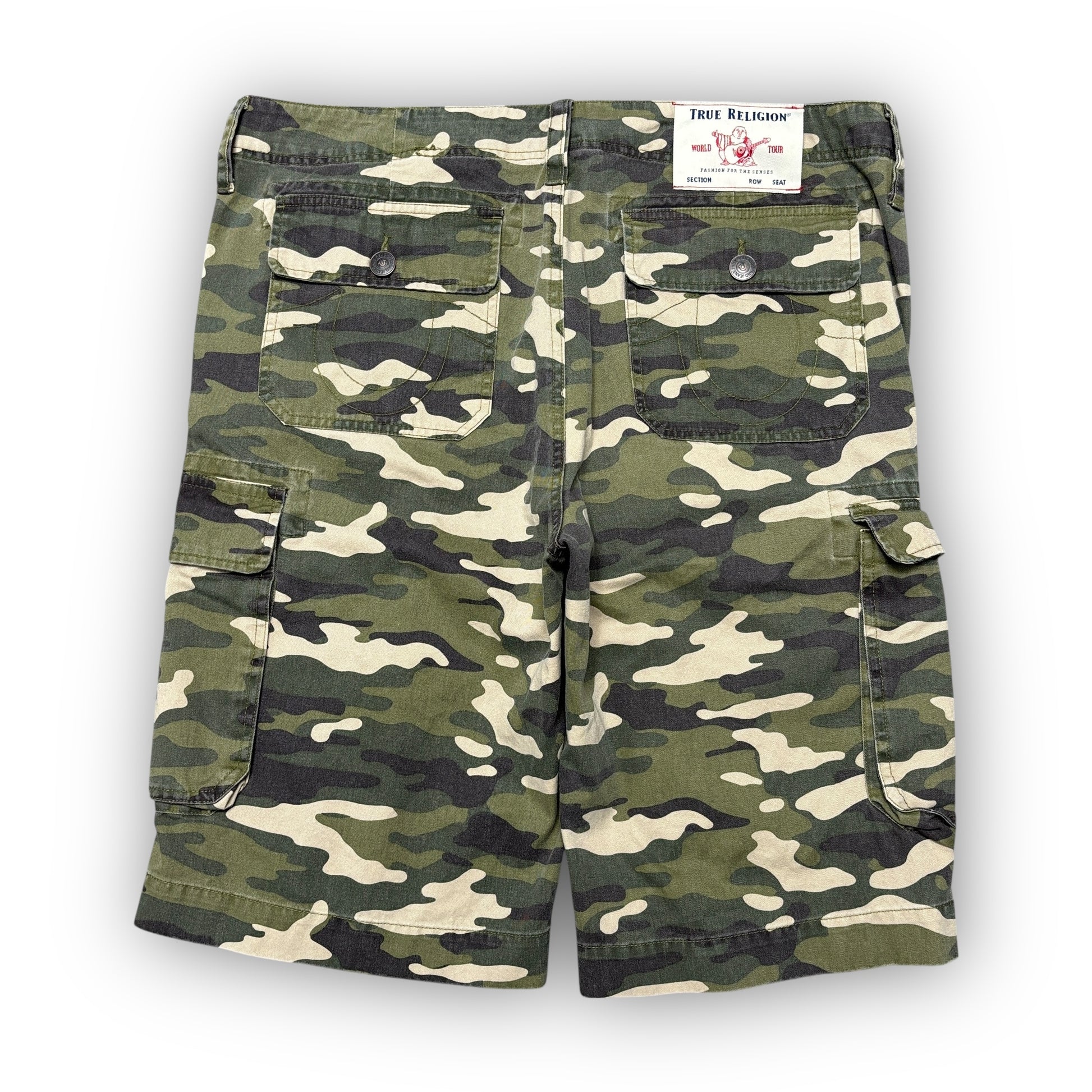 True Religion Camo Shorts (36”)
