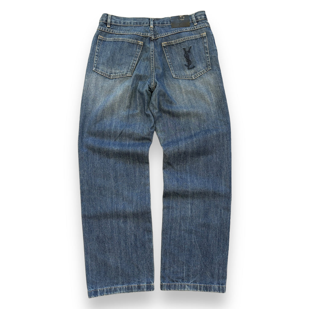 YSL Blue Baggy Jeans (32W)