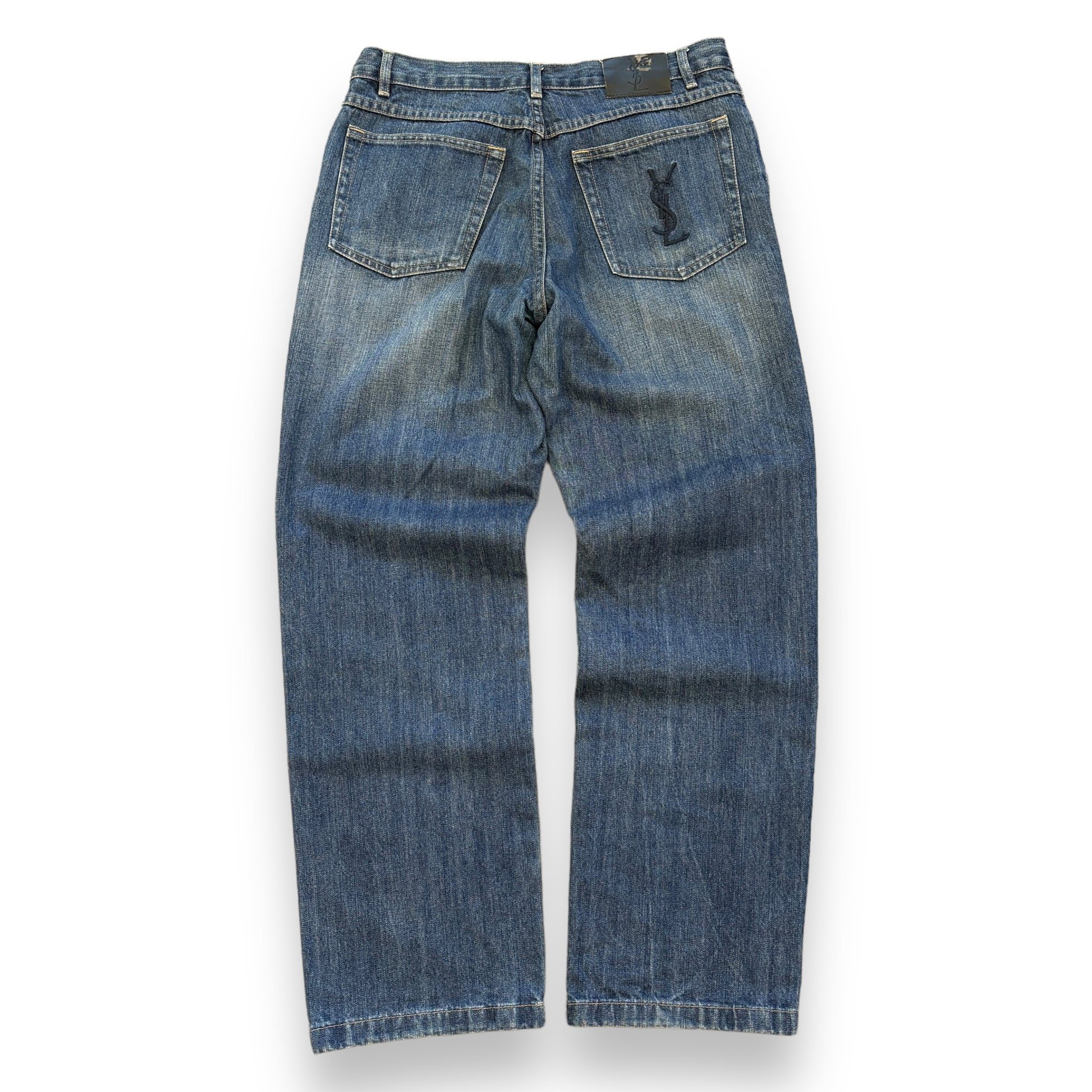 YSL Blue Baggy Jeans (32W)