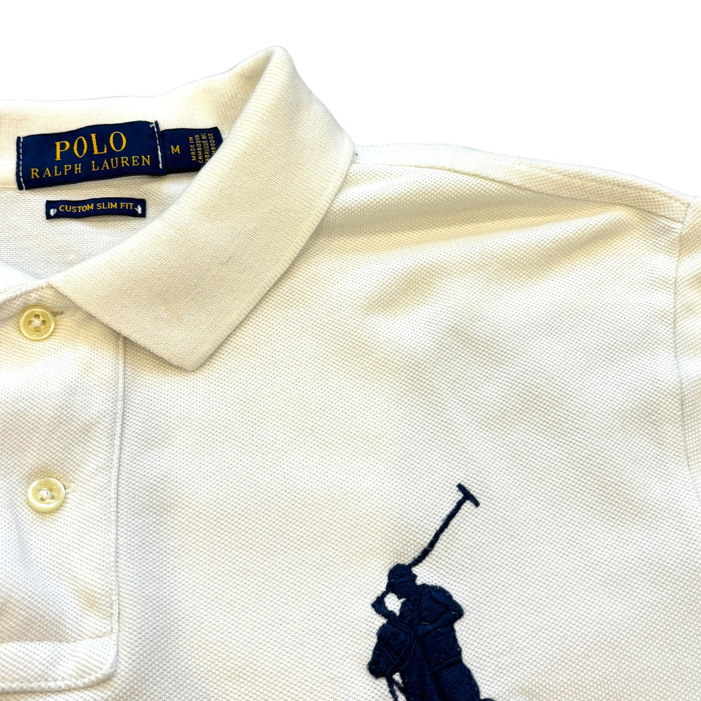 White Ralph Lauren Polo Shirt (M)