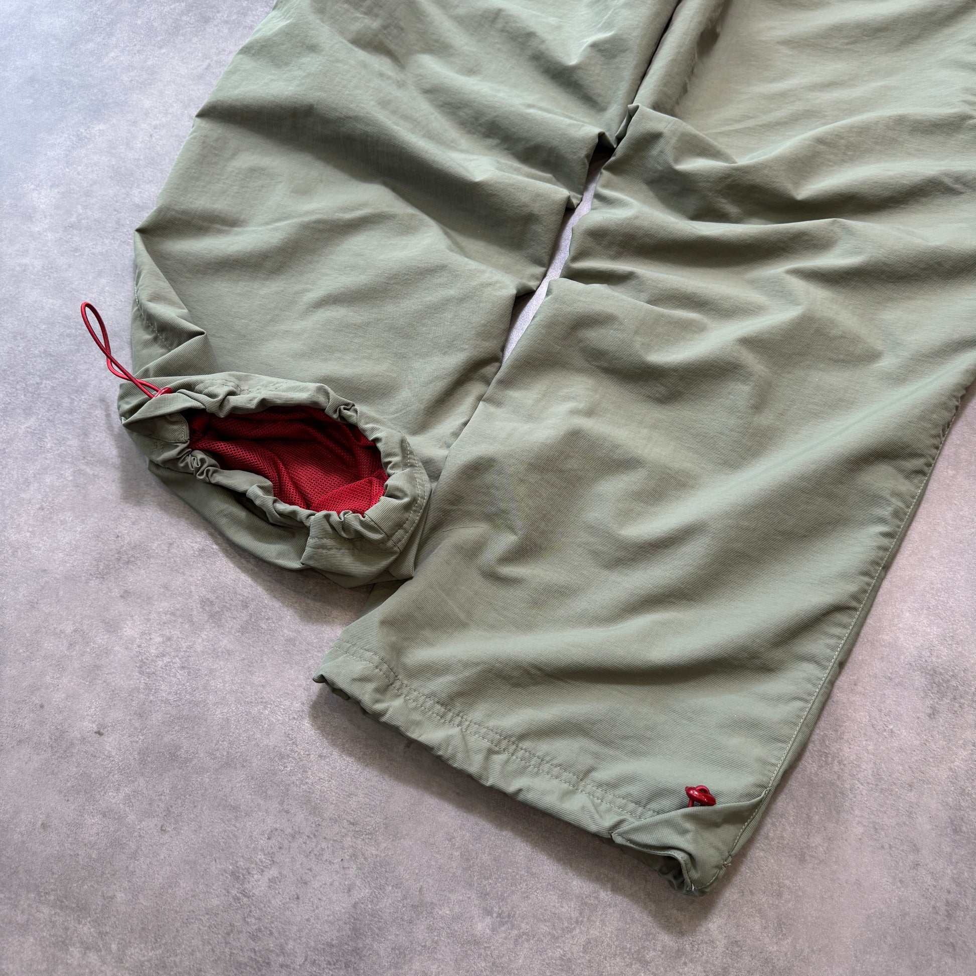 2003 Adidas Sports Utility green Cargo Baggy Bottoms (XL)
