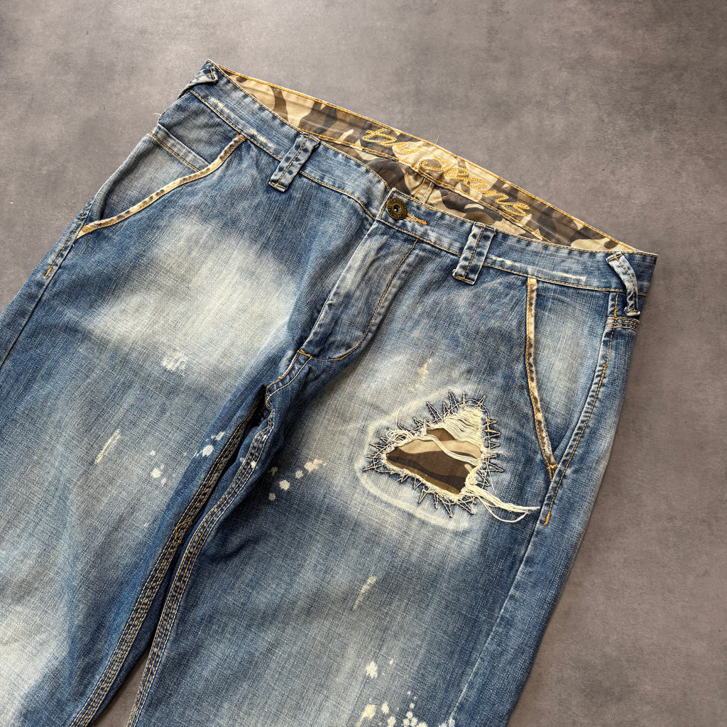 Distressed Denim Jeans (36")