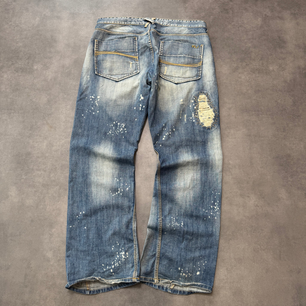 Distressed Denim Jeans (36")