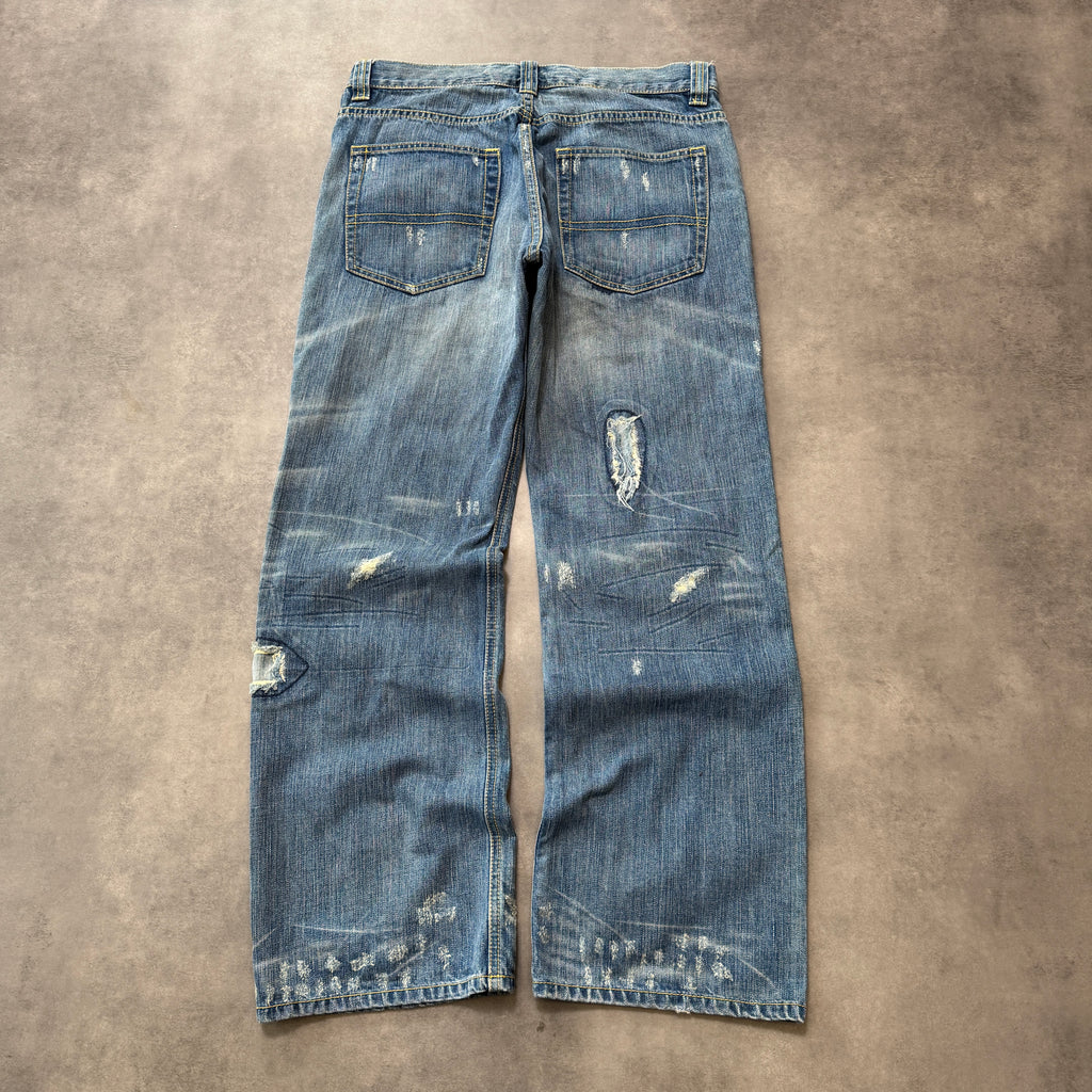 Distressed Denim Jeans (32")