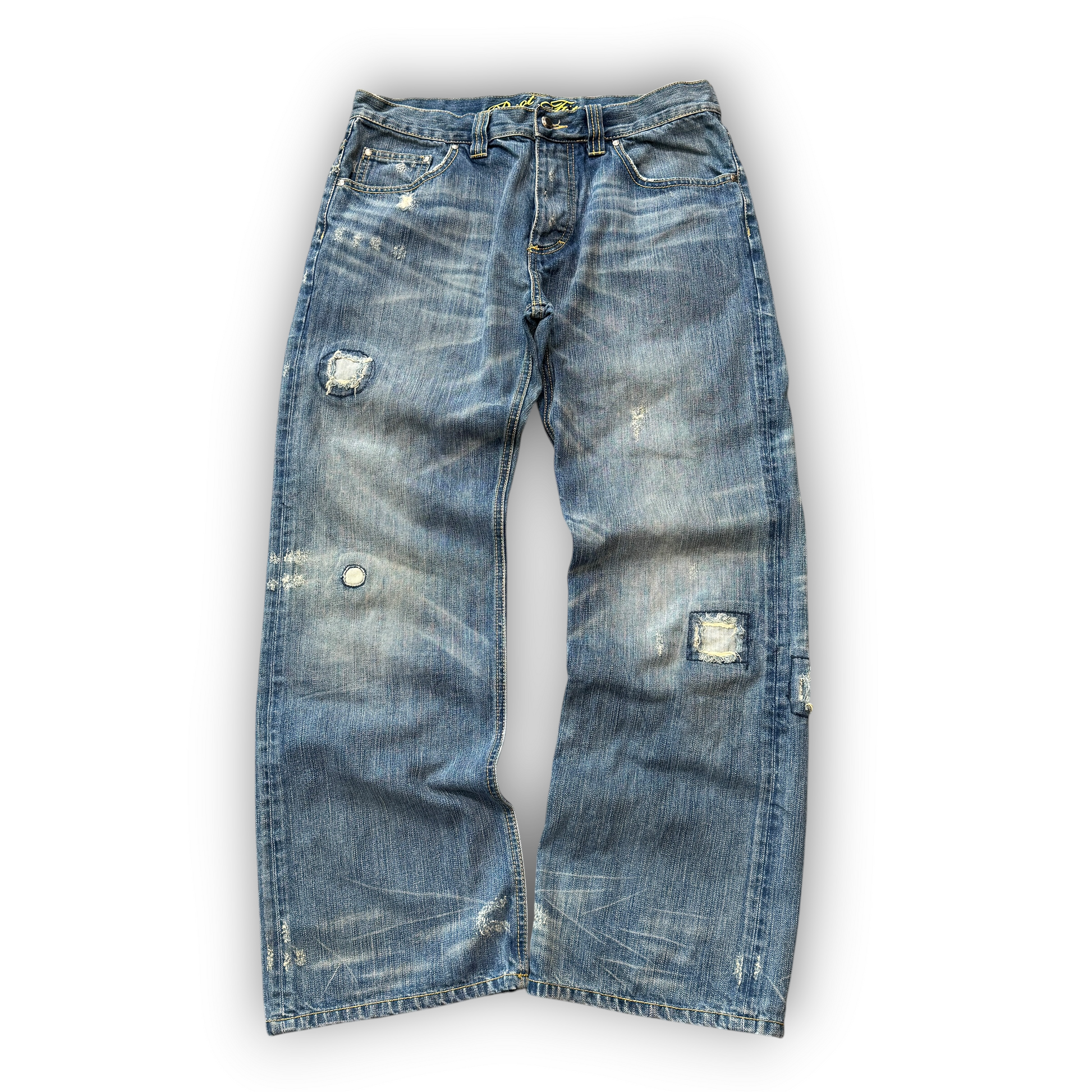 Distressed Denim Jeans (32")