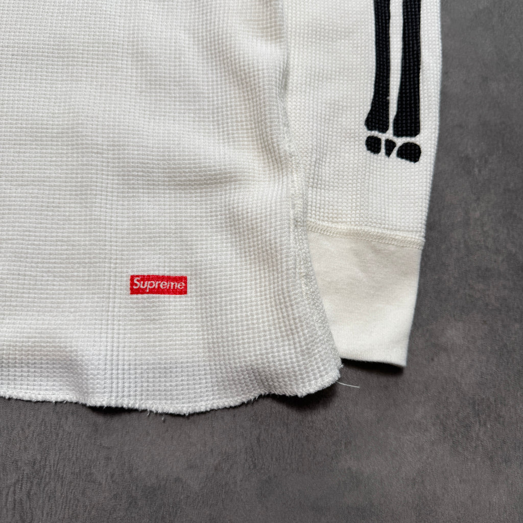Supreme Hanes Skeleton Waffle Long Sleeve (M)