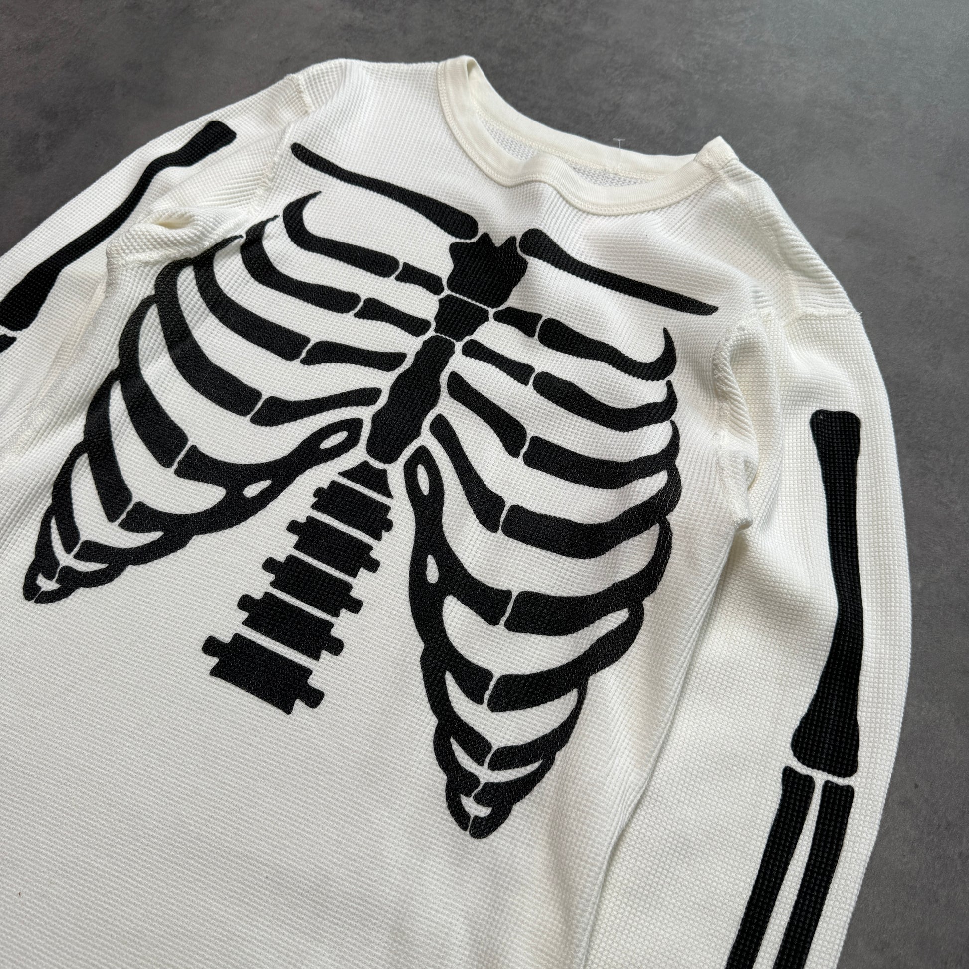 Supreme Hanes Skeleton Waffle Long Sleeve (M)