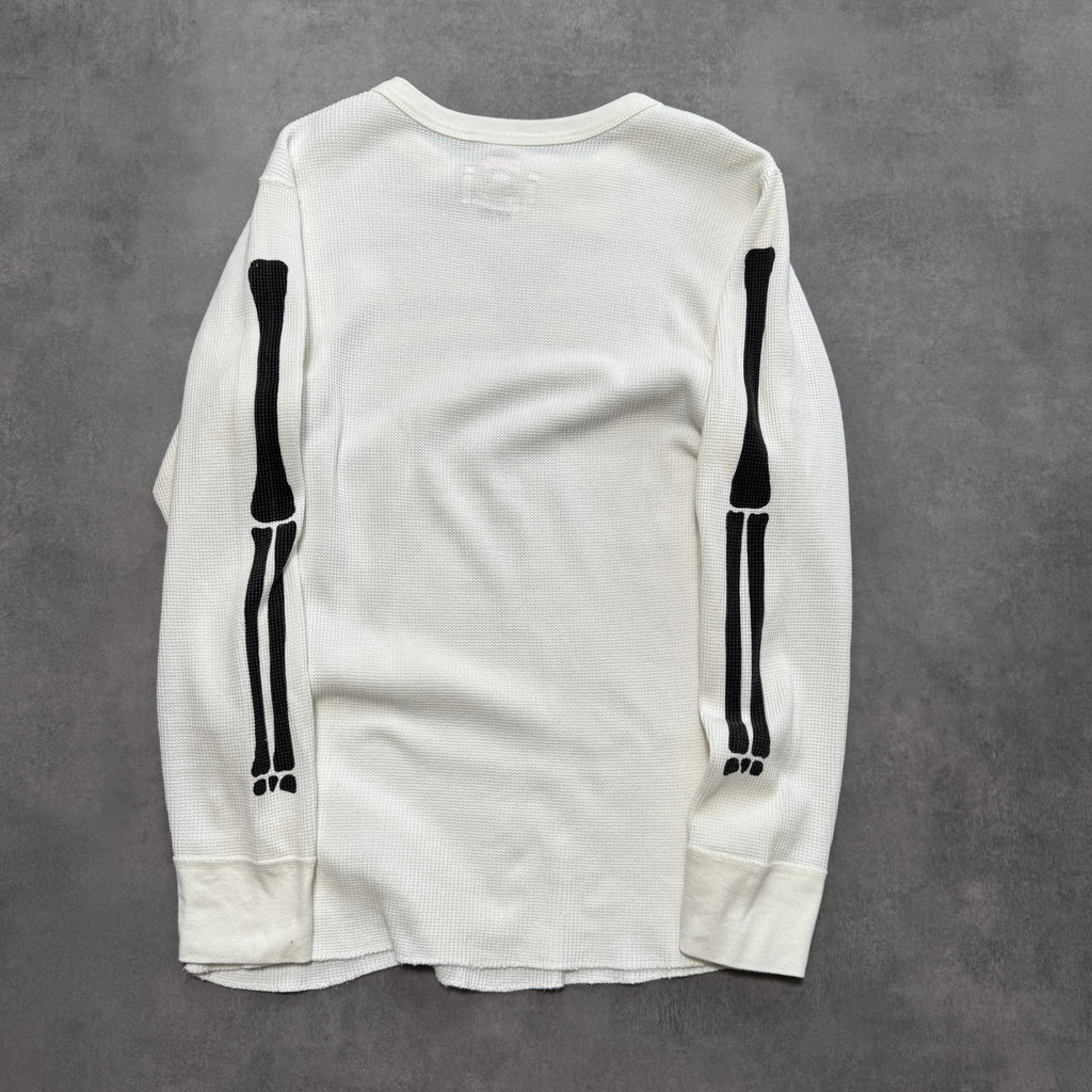 Supreme Hanes Skeleton Waffle Long Sleeve (M)