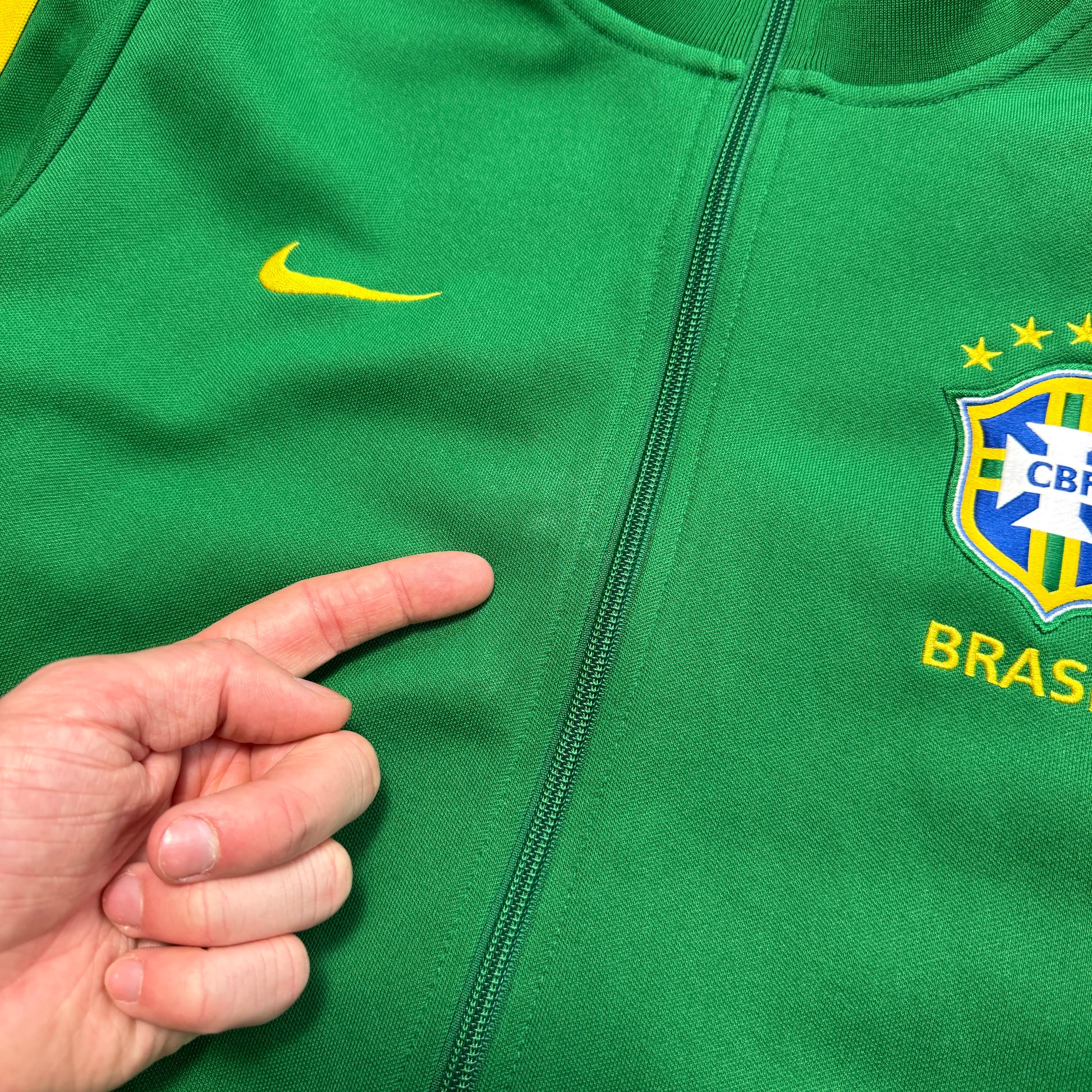2011-12 Brasil Nike Track Jacket (M)