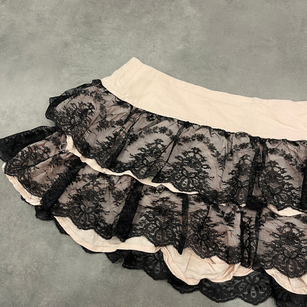Y2K Lace RaRa Skirt
