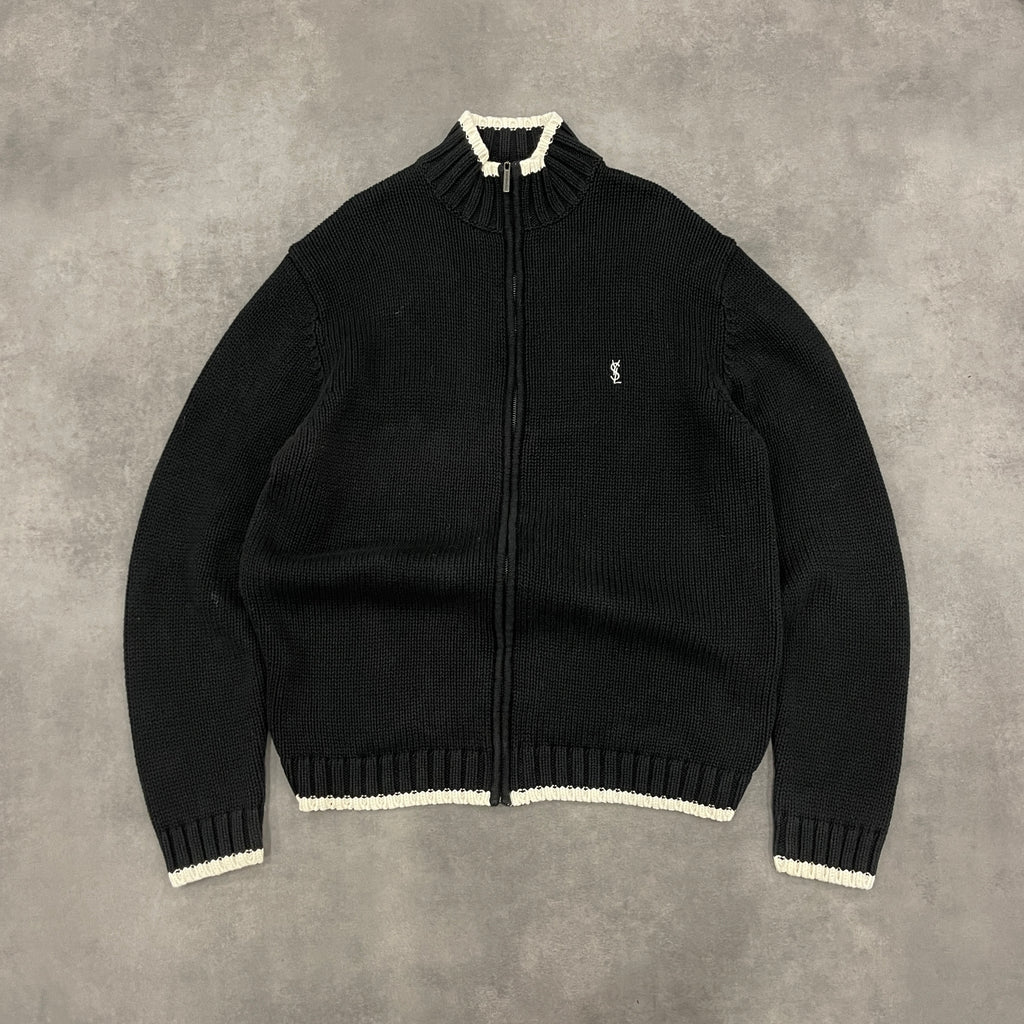 YSL Knit Full Zip Knit Jumper