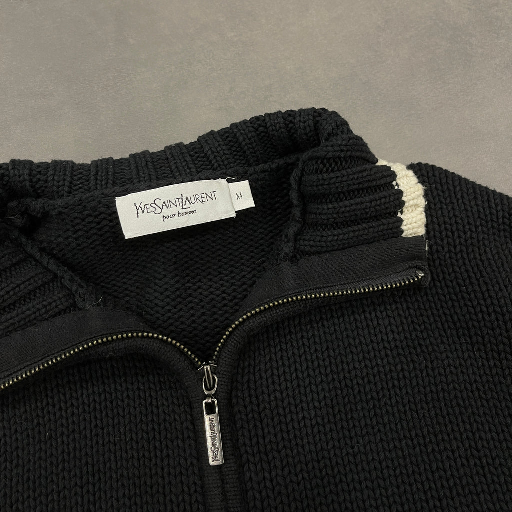 YSL Knit Full Zip Knit Jumper