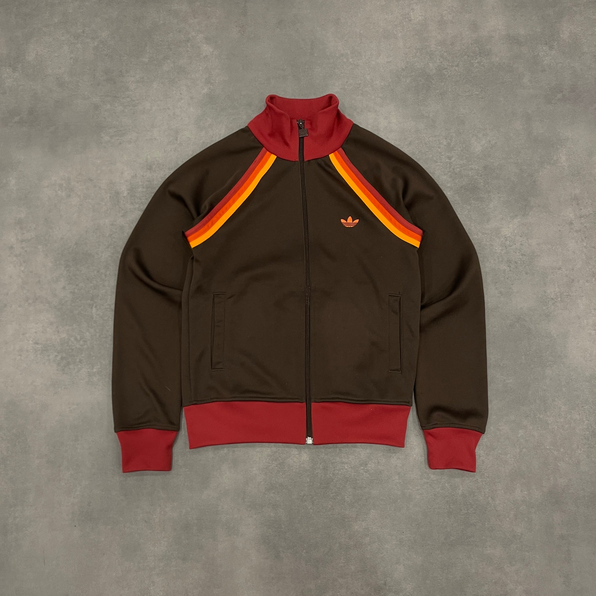 Adidas Brown Tracksuit Jacket