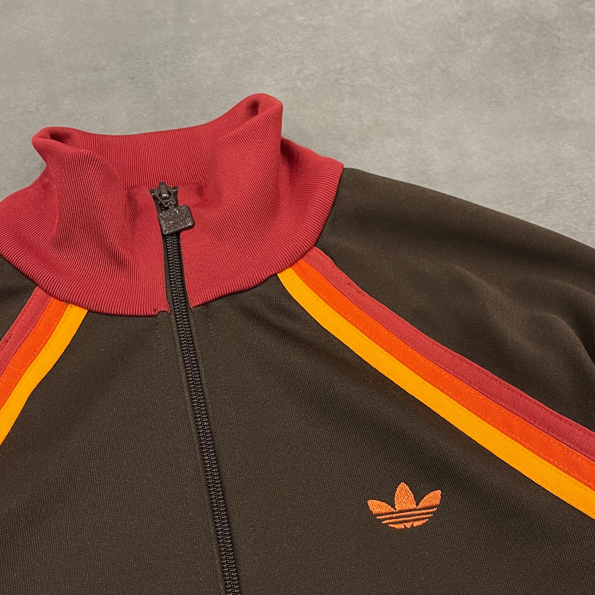 Adidas Brown Tracksuit Jacket