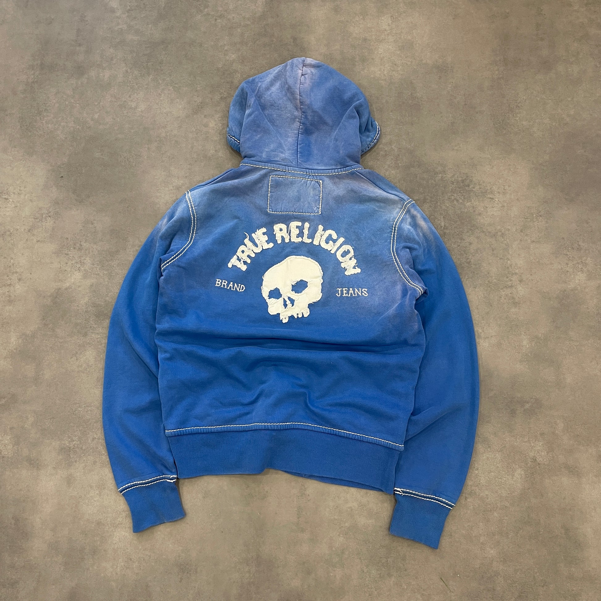 True Religion Contrast Stitch Hoodie