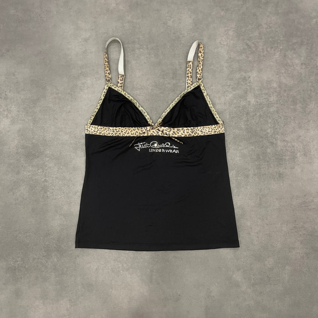Y2K Just Cavalli Rhinestone Cami Top