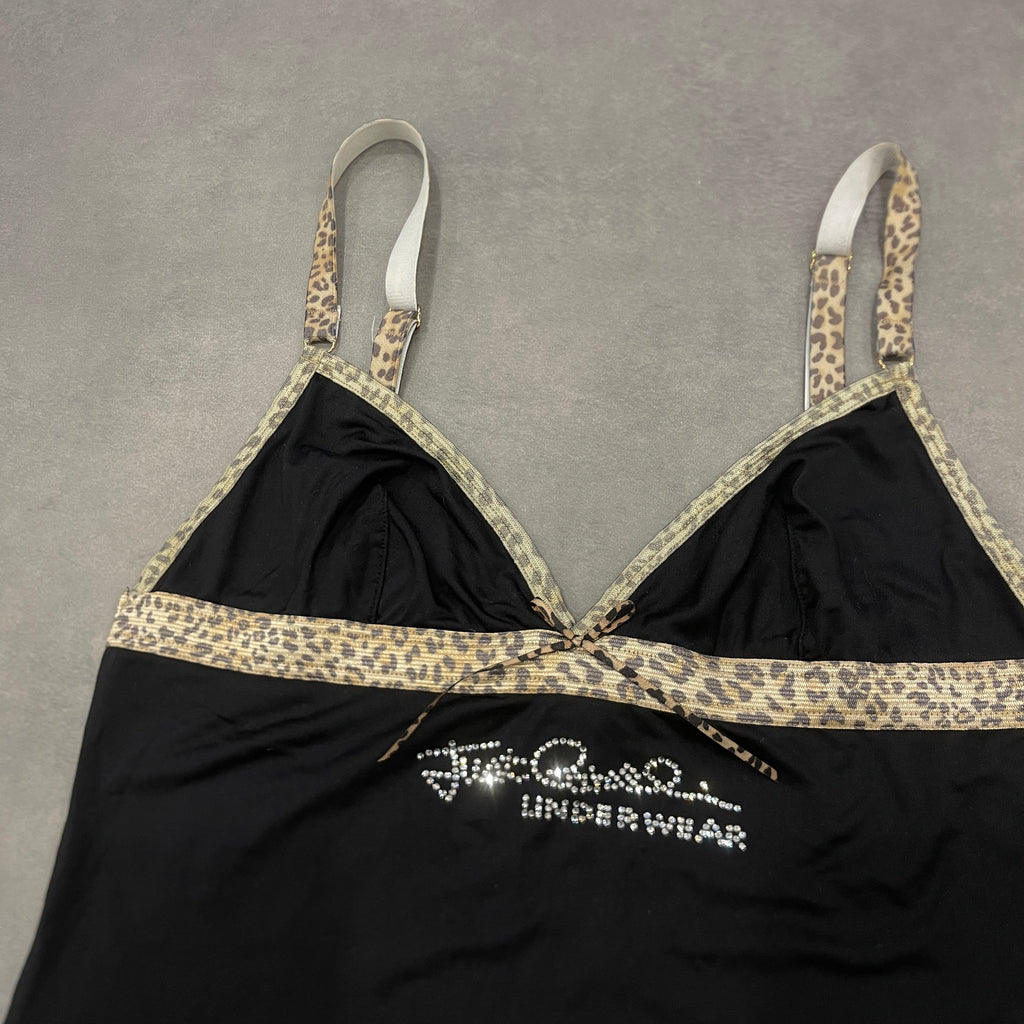 Y2K Just Cavalli Rhinestone Cami Top