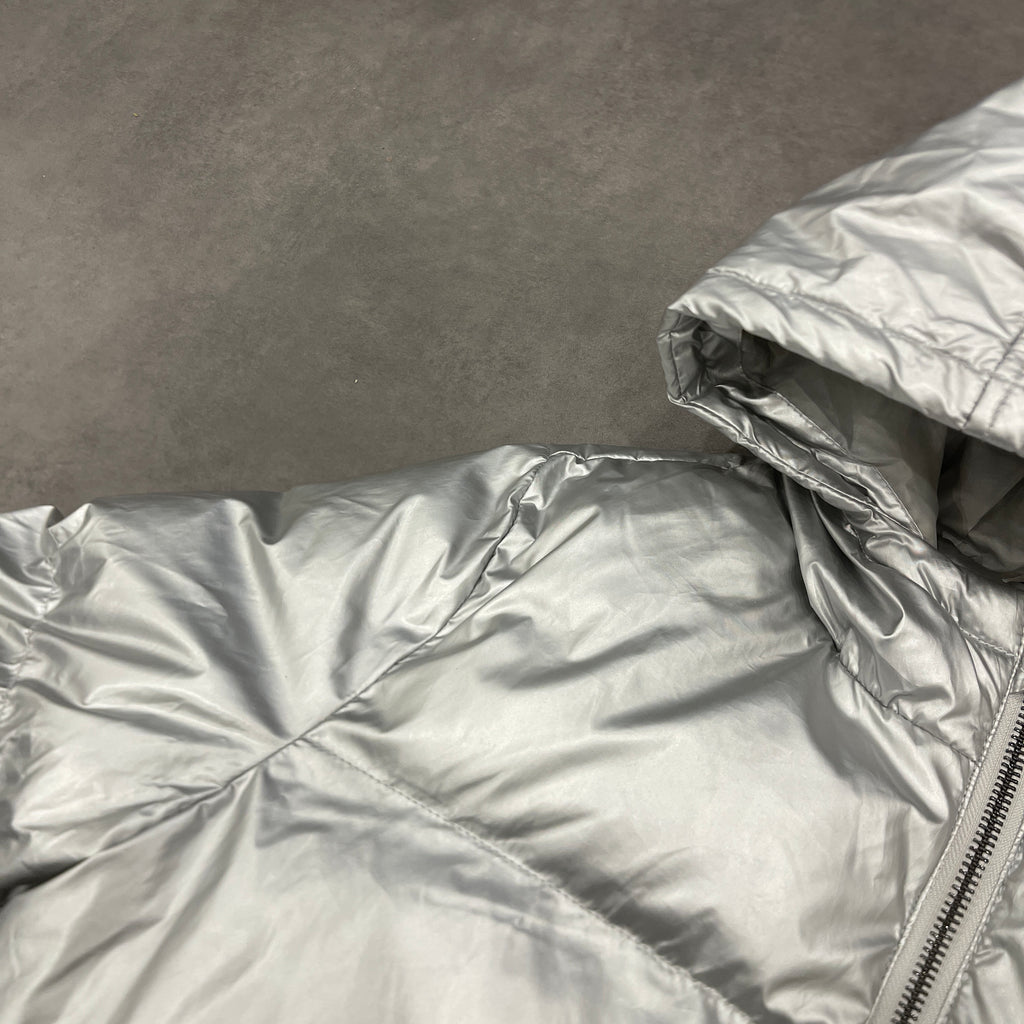 00's Silver Puffer Jacket