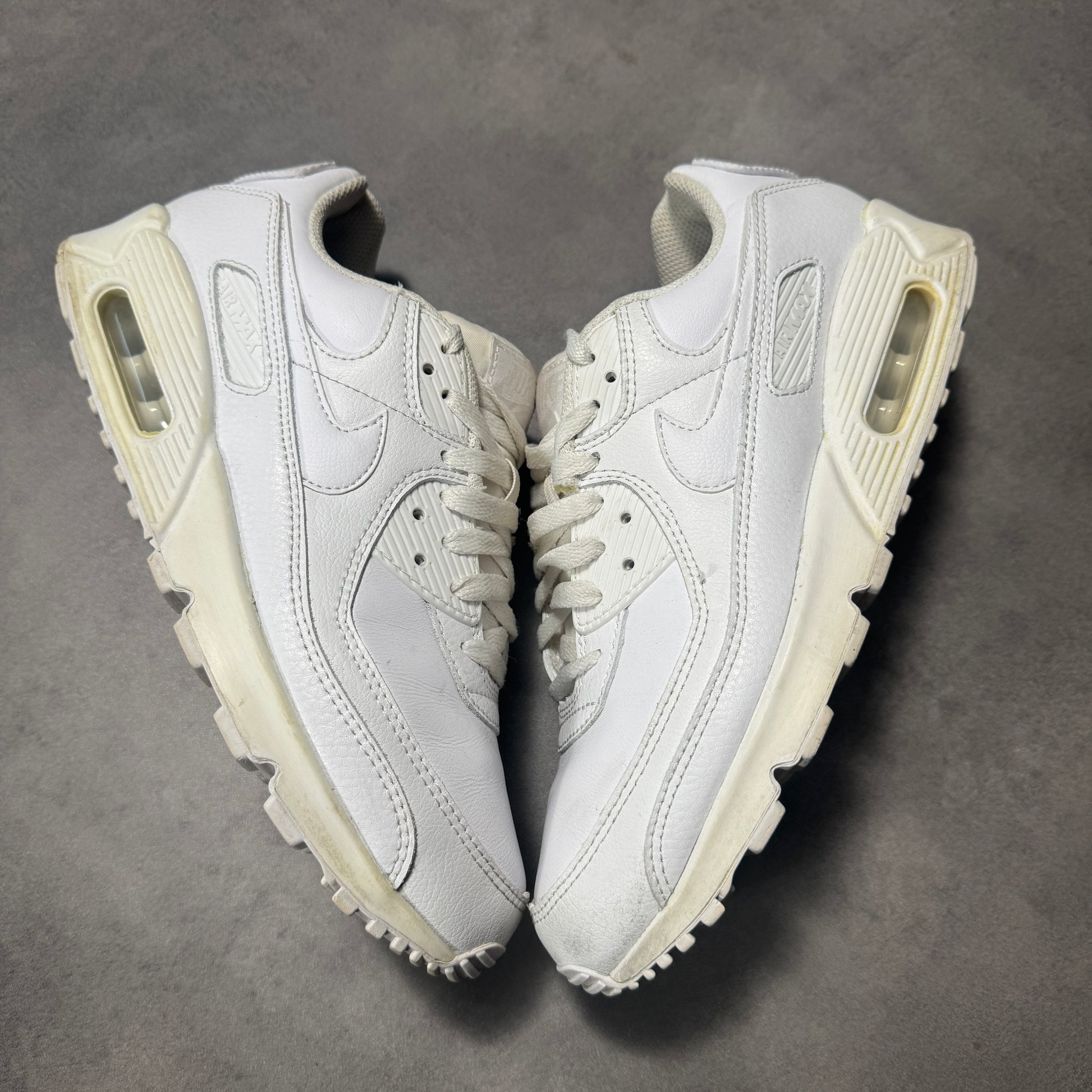 Nike Air Max 90 'White Leather' (8.5uk)