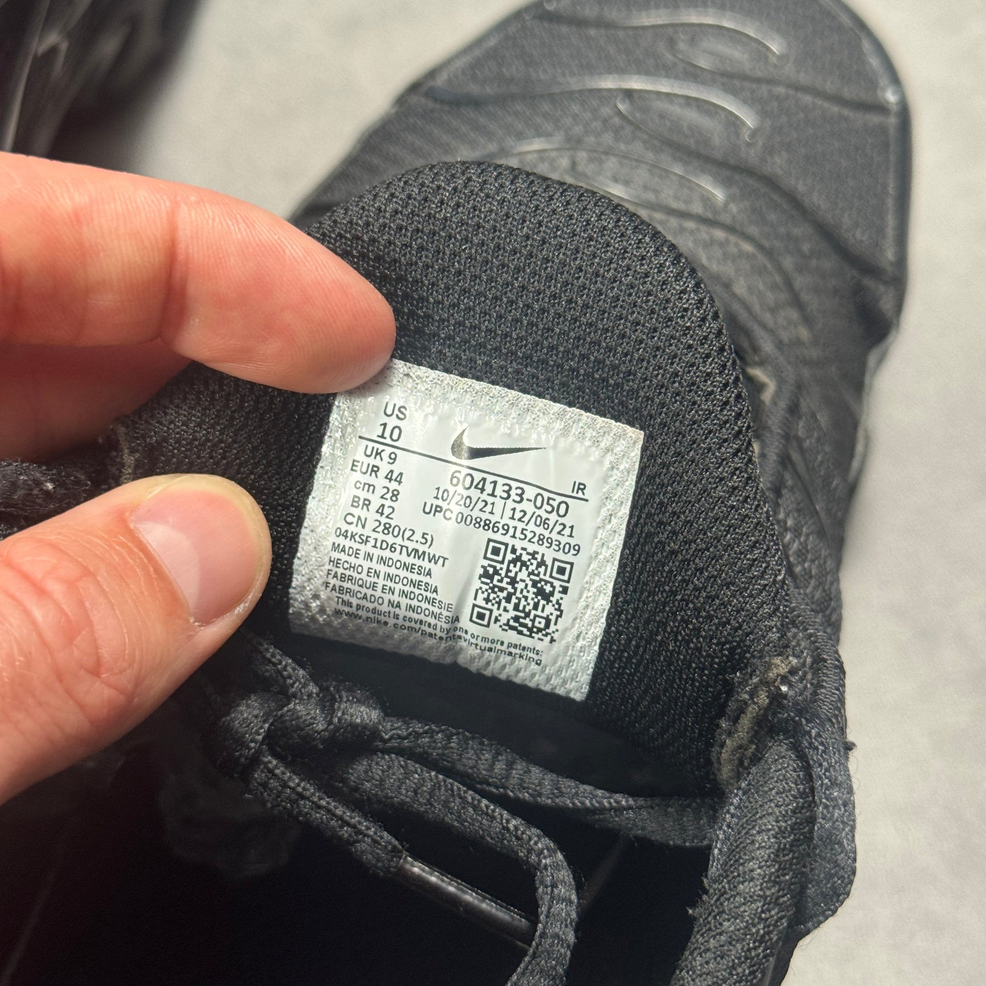 Nike Air Max Plus TN 'Triple Black' (9uk)
