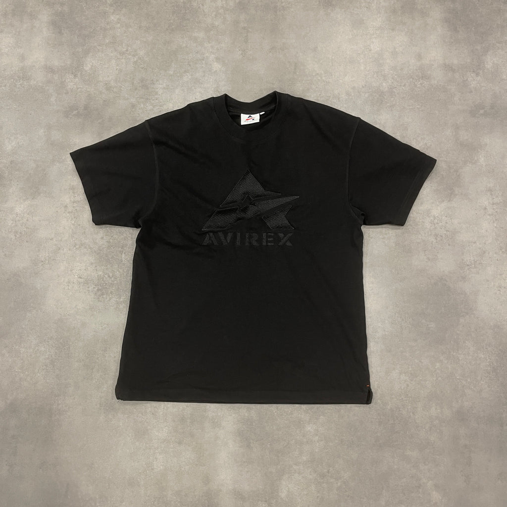 Black Avirex Heavyweight Tshirt