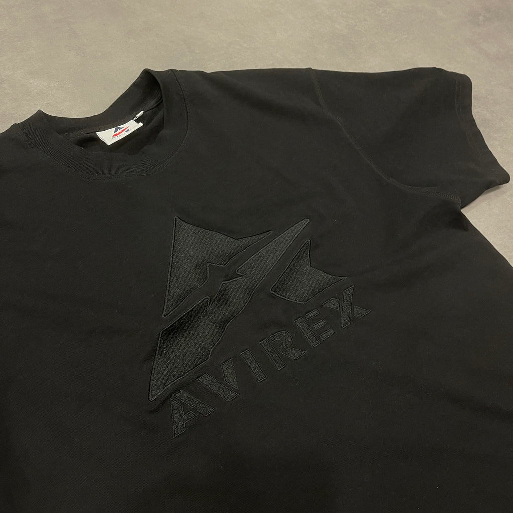Black Avirex Heavyweight Tshirt